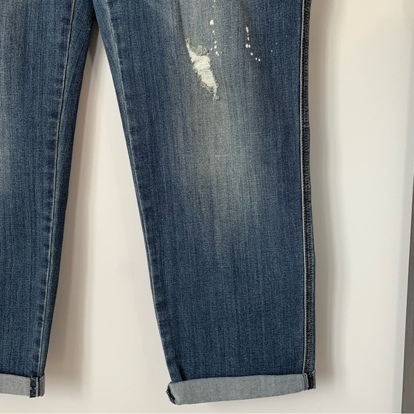 NWT SIZE 14 SEVEN7 WEEKEND EAST FIT BOYFRIEND MEDIUM BLUE BOYISH JEAN - Picture 9 of 16